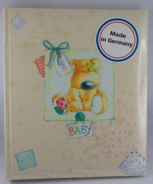 Babyalbum  Dess. "Hündchen creme"